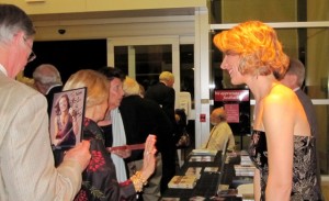 Greeting fans from the Artist Series of Sarasota recitals in January, 2010.