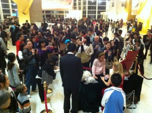 Signing CD's in Shenzhen, China March 16, 2012