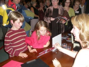 11/4/2007 Signing CD's for young musicians after a performance with the Marin Symphony, San Francisco, CA.