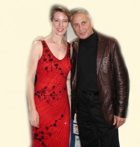 2/26/2005 Elizabeth and John Corigliano, the Academy Award-winning composer of the music to the film "The Red Violin." Mr. Corigliano attended Elizabeth's performance of his concert work, "The Red Violin Chaconne" with the Norwalk Symphony, CT.