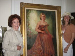 Artist Frances O'Farrell painted this portrait of Elizabeth Pitcairn as a donation to the New West Symphony Orchestra